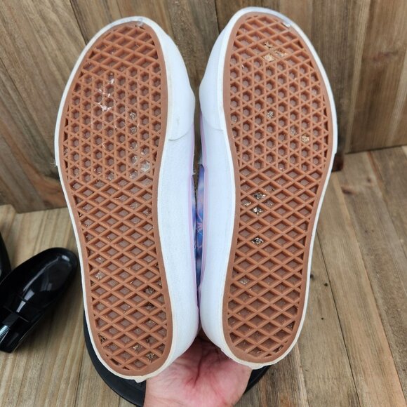 Womens Vans Sk8 Hi size 8.5 Butterfly Dreams Athletic Canvas Platform Shoes - Picture 6 of 8